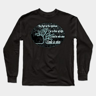 Christian Bible Verses The Tree Of Life Long Sleeve T-Shirt